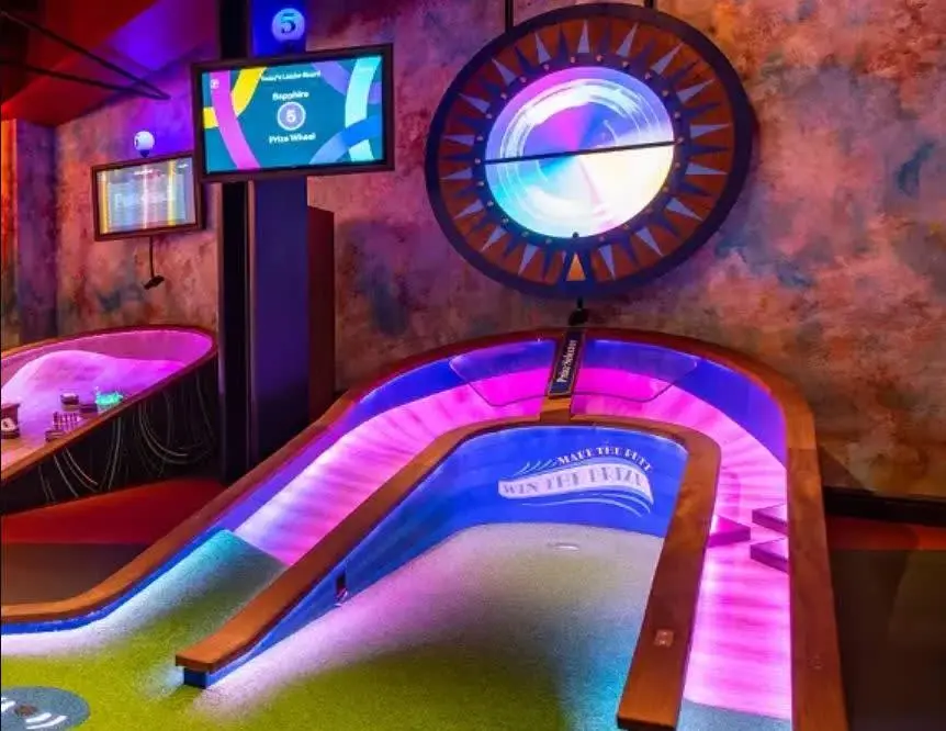 Puttshack Prize wheel