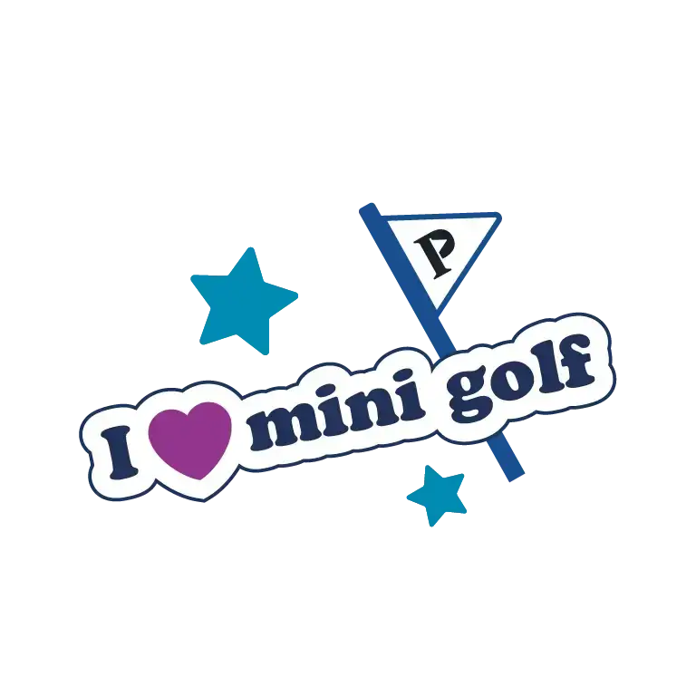 "i (purple heart) mini golf"